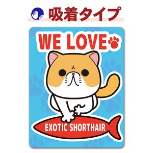 ���������å����硼�ȥإ���WE LOVE EXOTIC SHORTHAIR�ۼ֥��ƥå������奿���סڤ椦�ѥ��å����������ǽ��