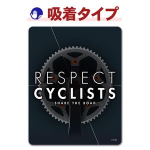 ��ž�֡�RESPECT CYCLISTS��SHARE THE ROAD �֥��ƥå������奿���סڤ椦�ѥ��å����������ǽ��