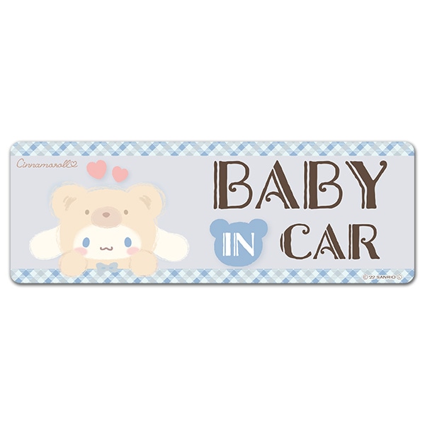 ���ʥ������ �夰��ߥ��ޡ�BABY IN CAR�ۥ���෿ �֥ޥ��ͥåȥ��ƥå����ڤ椦�ѥ��å����������ǽ��