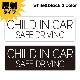 ȿ�ͥޥ��ͥåȥ��ƥå��� SAFE DRIVING ����ץ�ǥ����� ���٤���2����CHILD IN CAR�ۥ���෿�֥ޥ��ͥåȥ��ƥå����ڤ椦�ѥ��å����������ǽ��