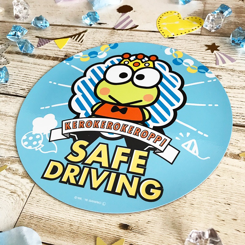 �������������ä� �ݷ�18cm��SAFE DRIVING�ۼ֥ޥ��ͥåȥ��ƥå����ڤ椦�ѥ��å����������ǽ��