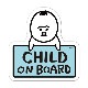 ���� ���̡�� �Ҥɤ� ���� ��CHILD ON BOARD�ۥ������å� �֥ޥ��ͥåȥ��ƥå����ڤ椦�ѥ��å����������ǽ��