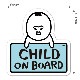 ���� ���̡�� �Ҥɤ� ���� ��CHILD ON BOARD�ۥ������å� �֥ޥ��ͥåȥ��ƥå����ڤ椦�ѥ��å����������ǽ��