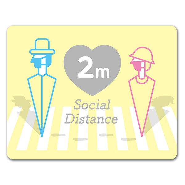 ������ޥ��ͥåȥ��ƥå��� ���������ǥ������󥹡�social distance��2m ���������إɥ����Τ餻�ޥ��ͥåȡڤ椦�ѥ��å����������ǽ��