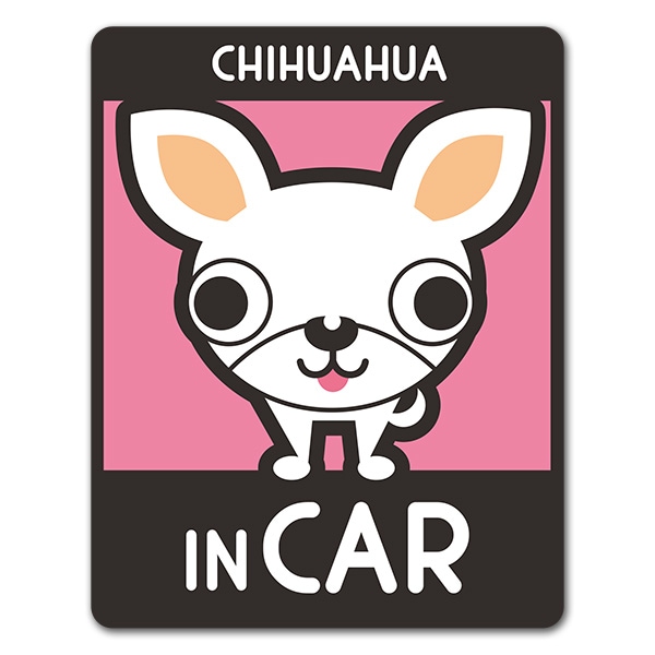 ����� ���ࡼ�������� ���٤��ӿ���3���CHIHUAHUA IN CAR�ۼ֥ޥ��ͥåȥ��ƥå����ڤ椦�ѥ��å����������ǽ��