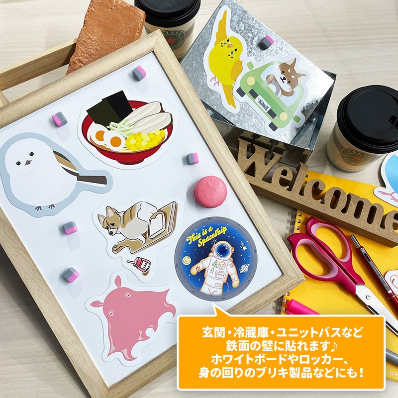 �����������åȥޥ��ͥåȥ��ƥå�����White Bread Corgi�ۼ����ѡڤ椦�ѥ��å����������ǽ��