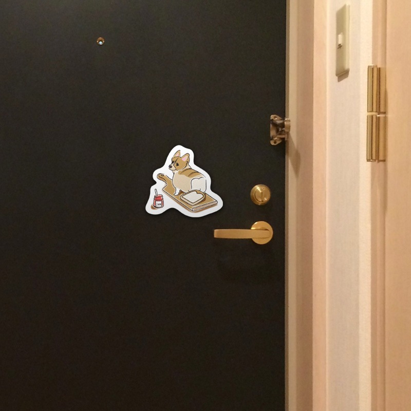 �����������åȥޥ��ͥåȥ��ƥå�����White Bread Corgi�ۼ����ѡڤ椦�ѥ��å����������ǽ��