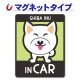 �Ƹ� ���ĥʹ� ���٤��ӿ���3���SHIBA INU IN CAR�ۼ֥ޥ��ͥåȥ��ƥå����ڤ椦�ѥ��å����������ǽ��
