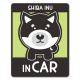 �Ƹ� Ʀ�� ���٤��ӿ���3���SHIBA INU IN CAR�ۼ֥ޥ��ͥåȥ��ƥå����ڤ椦�ѥ��å����������ǽ��
