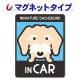 �ߥ˥��奢���å����ե�� �磻�䡼 ���٤��ӿ���3���MINIATURE DACHSHUND IN CAR�ۼ֥ޥ��ͥåȥ��ƥå����ڤ椦�ѥ��å����������ǽ��