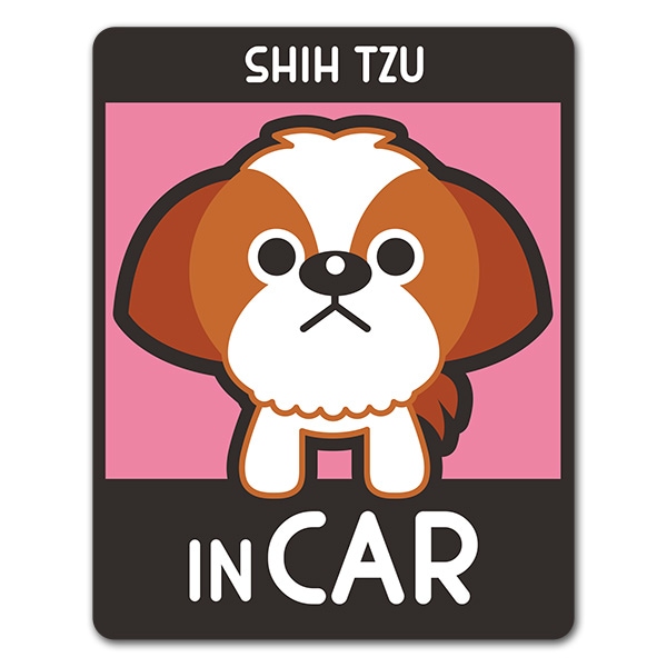 �������� ���ޡ����å� 2�� ���٤��ӿ���2���SHIH TZU IN CAR�ۼ֥ޥ��ͥåȥ��ƥå����ڤ椦�ѥ��å����������ǽ��