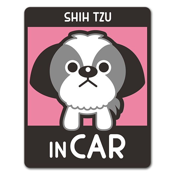 �������� ���ޡ����å� 2�� ���٤��ӿ���2���SHIH TZU IN CAR�ۼ֥ޥ��ͥåȥ��ƥå����ڤ椦�ѥ��å����������ǽ��