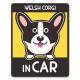 �����륷�女������ ���٤��ӿ���2���WELSH CORGI IN CAR�ۼ֥ޥ��ͥåȥ��ƥå����ڤ椦�ѥ��å����������ǽ��