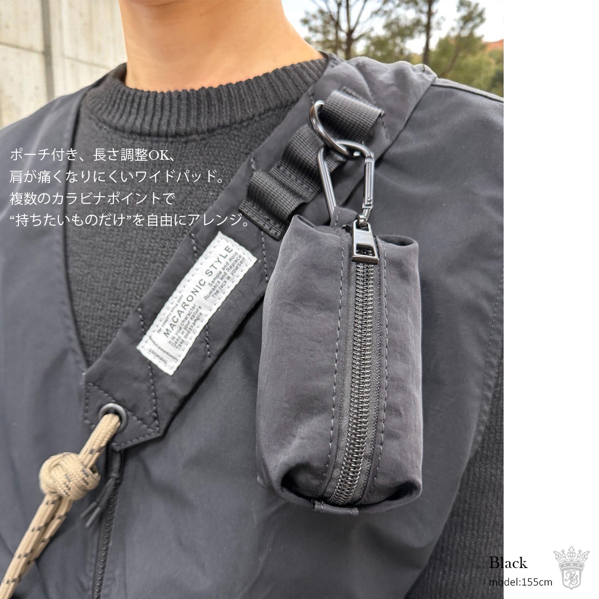 ミニポーチ付きマルチストラップ(40493) : 商品詳細 - MACARONIC STYLE