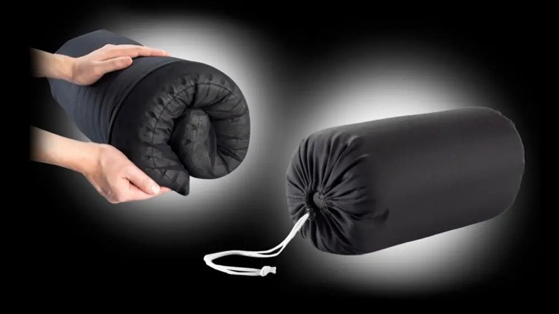 マニフレックス ピローグランデ  BLACK　スタイリッシュ　黒のマニフレックスピロー　ビッグサイズ 70×45cm キャリーホルダー付き　【正規販売店】ラグジュアリーピロー 寝心地 まくら難民 枕 ピロー 肩こり　イタリア