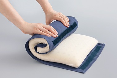 マニフレックス 枕 ピローサンパウロ枕 【トラベルロール付き】エリオセルＭＦ　気温で固さが変わらず年中同じ寝心地　まくら難民にオススメ【マニフレックス認定ショップ】　正規店長期保証　枕難民