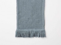 今治マフラー イロアソビ (12：アッシュグレー) 160cmx14cm 68g コットン100% 宮崎タオル【ポスト投函便】 全10色あり|タオルマフラー|ファッション雑貨