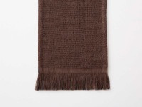 今治マフラー イロアソビ (18：コーヒーブラウン) 160cmx14cm 68g コットン100% 宮崎タオル【ポスト投函便】 全10色あり|タオルマフラー|ファッション雑貨