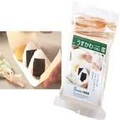木のシート 「うすかわオニギリ用10枚入（松ひも付）」　*ポスト投函便可|キッチン用品、調理器具|日用品・生活雑貨