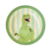 ライス メラミンランチプレート Dino【メラミン食器/デンマークブランド/ベトナム製】　＊ポスト投函可|キッチン用品、調理器具|日用品・生活雑貨