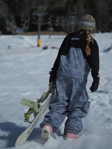 SNOW WIDE BIB PANTS(POPUP)