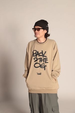 OG LOGOクルーネックシャツ