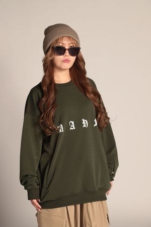 OLD ENGLISH LOGO クルーネックシャツ