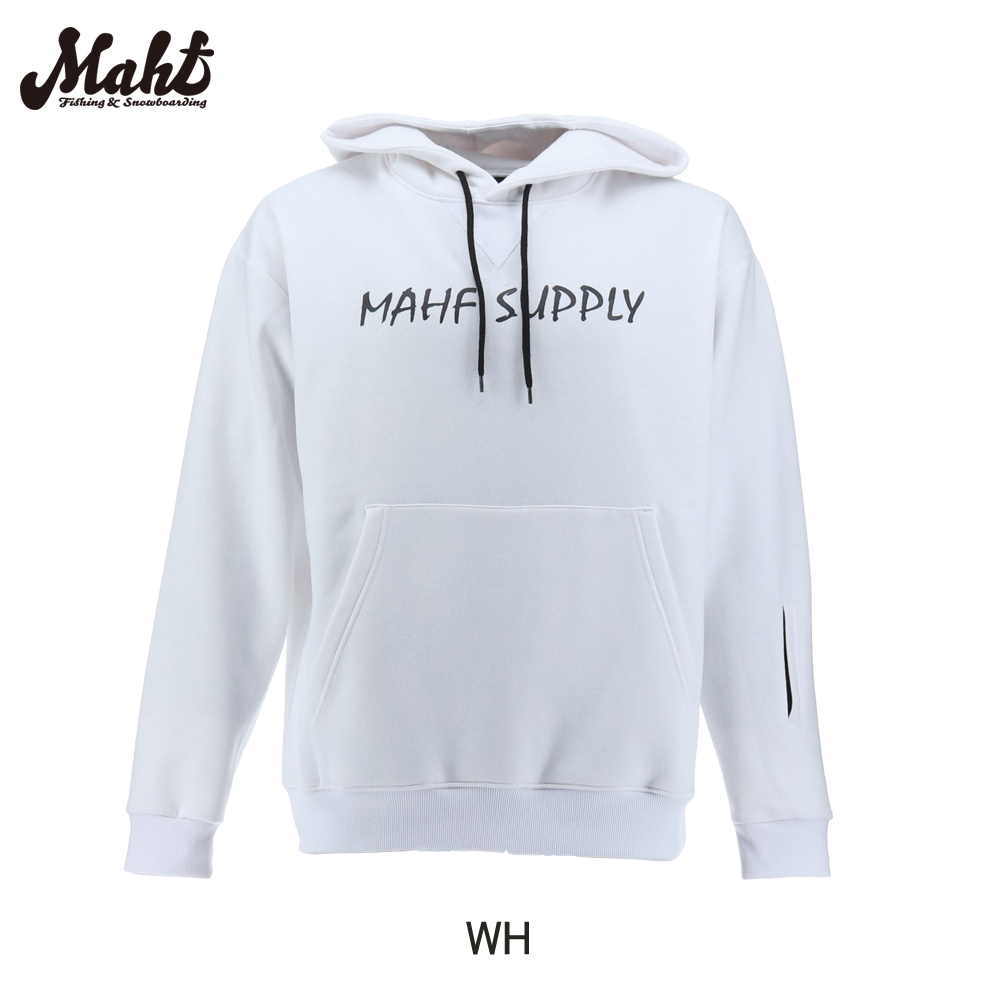 MAHF mahf マーフ ロゴ クルーネック トレーナー XL ホワイト MAHFSUPPLY ロゴパーカー | OUTLET | MAHF SUPPLY Official