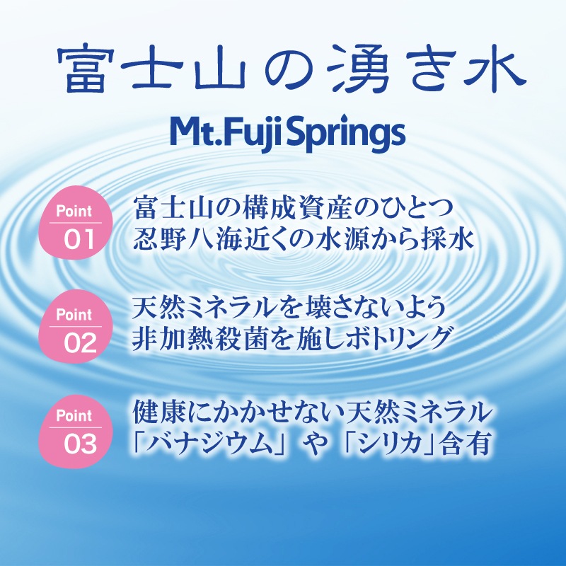富士山の湧き水 2L×6本入り 2箱