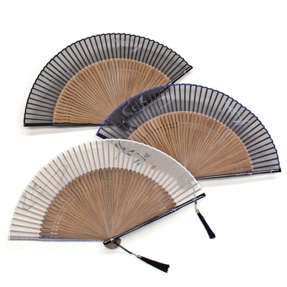 漢字書体の扇子 小楷 扇面 手書き インテリア 漢字書体の扇子 小楷