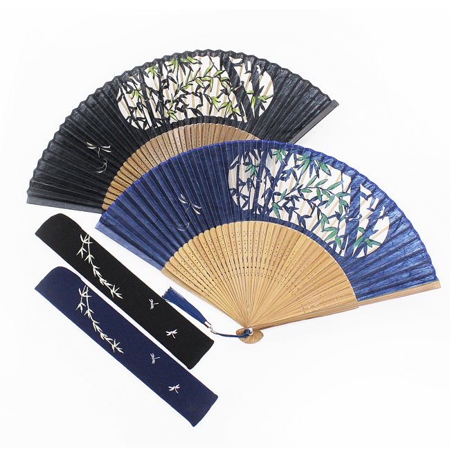 男性用扇子 切絵 颯 はやて 扇子袋付き 桐箱入り 全2色 すべての商品 舞扇堂shop 京都の扇子専門店