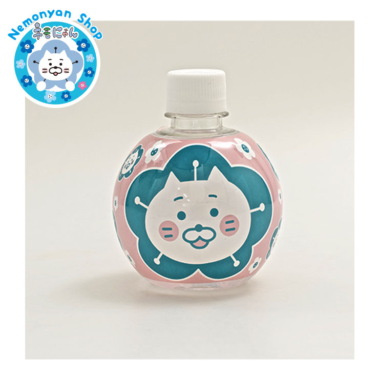ミネラルウォーター　ネモにゃん球体ボトル　大きい顔（B）