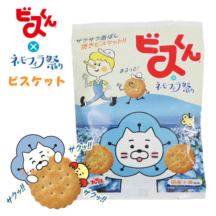 ビスくん×ネモフィラ祭り　ビスケット