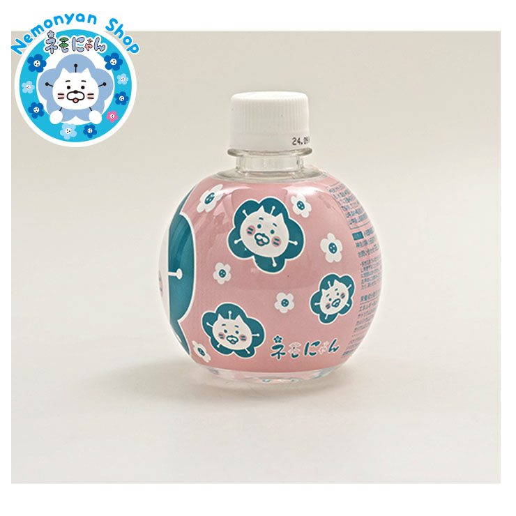 ミネラルウォーター　ネモにゃん球体ボトル　大きい顔（B）