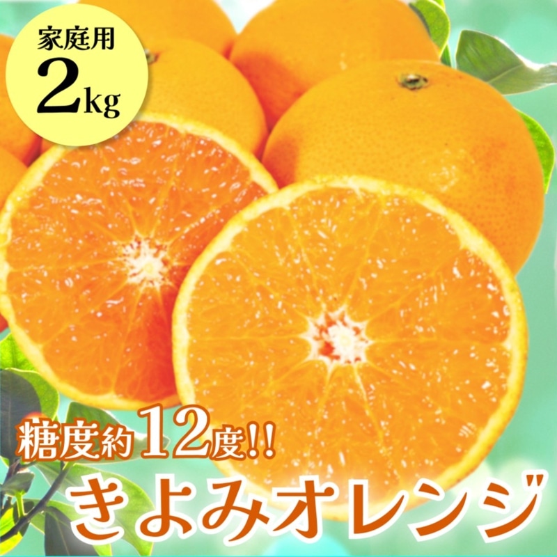 きよみオレンジ 2kg【家庭用】