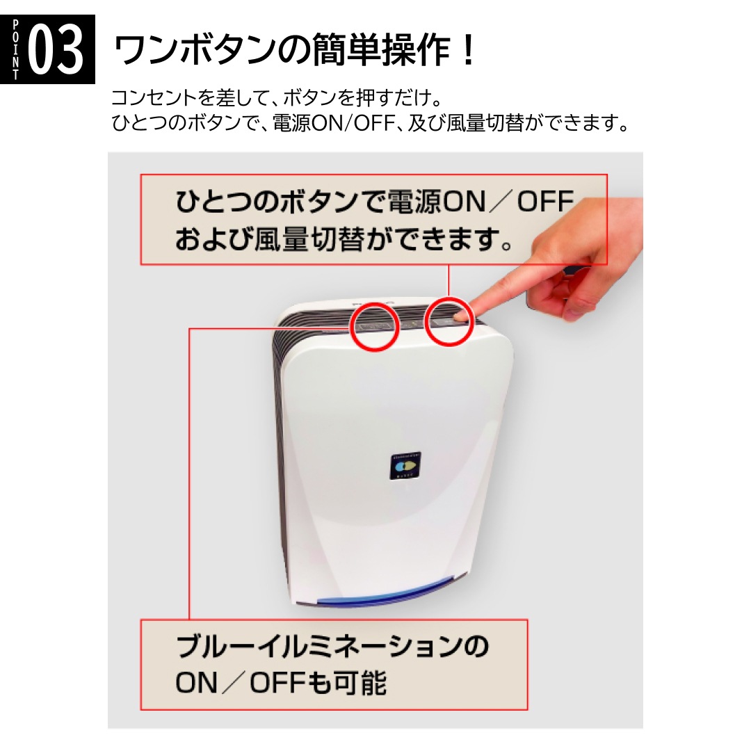 空気消臭除菌装置　BlueDeo ブルーデオs型　MC-S201 マスクフジコー MC-S201 空気消臭除菌装置 ブルーデオ ホワイト