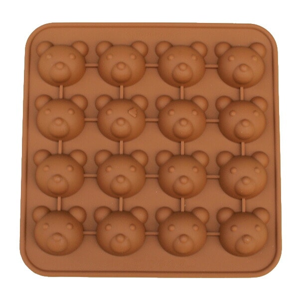 チョコレート・モールド、イースターで使うクマ型金属製のチョコレート型アメリカ製 チョコレート・モールド、イースターで使うクマ型金属製のチョコレート