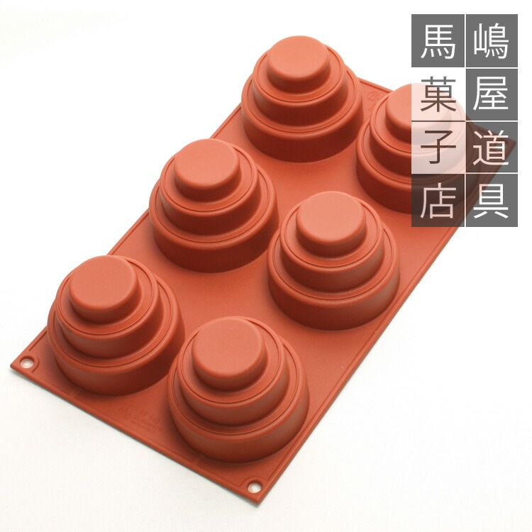 シリコマート SF148 ミニ ワンダー ケーキ 6個付 シリコン型