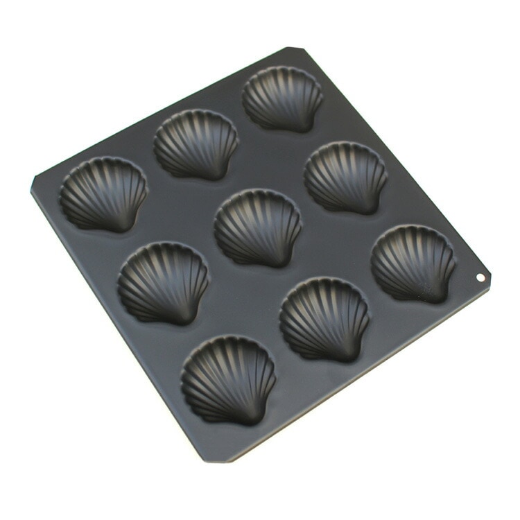 タイガークラウン シリコン 加工 ブラック ホタテ マドレーヌ 型 天板