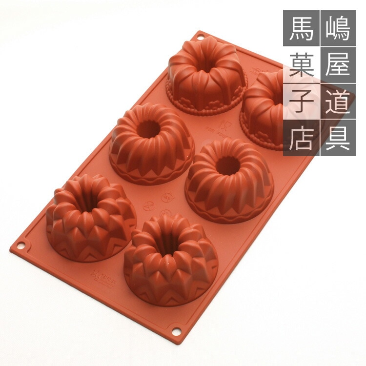 シリコマート シリコンフレックス SF061 ファンタジー 6個付 クグロフ