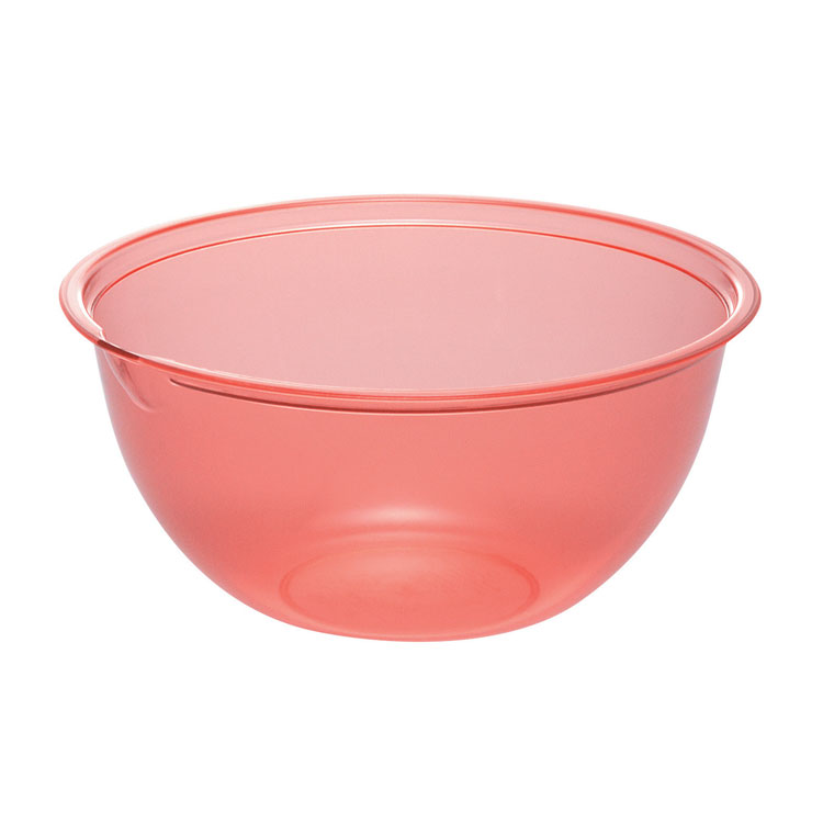 耐熱プラスチック グランカラー ミキシングボウル レッド 24cm