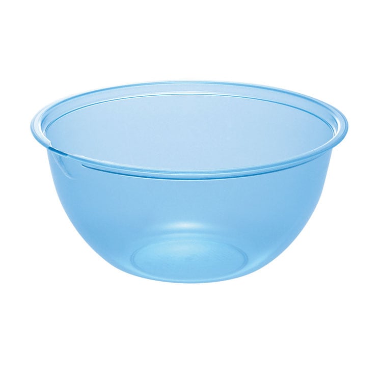 耐熱プラスチック グランカラー ミキシングボウル ブルー 24cm