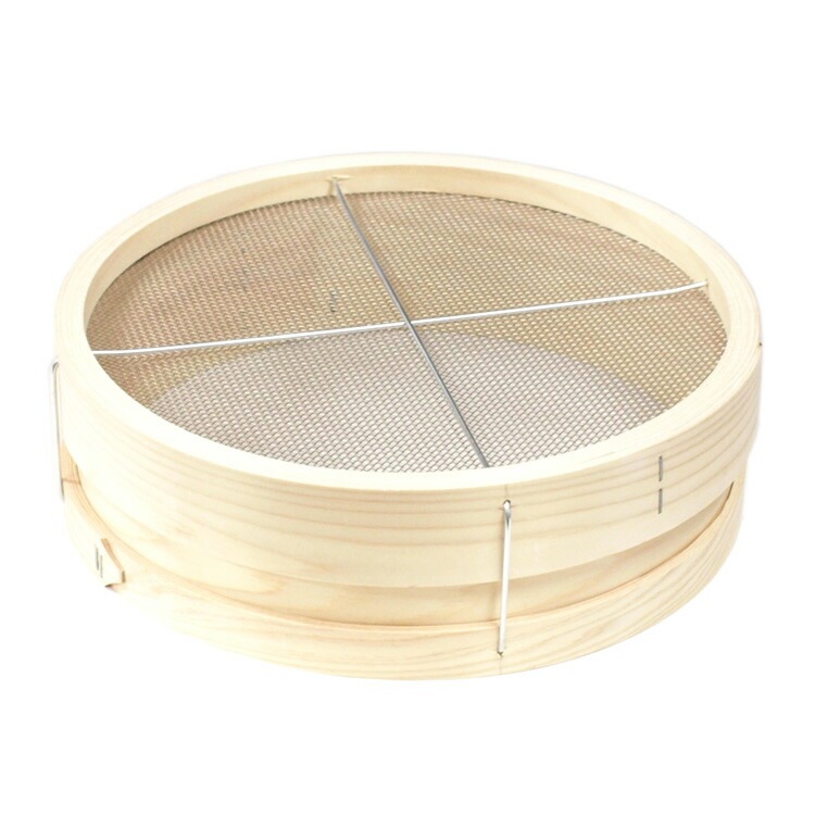 和菓子道具　木製枠　ふるい 直径約30 cm 和菓子道具 木製枠 ふるい 直径約30 cm 和菓子道具 木製枠