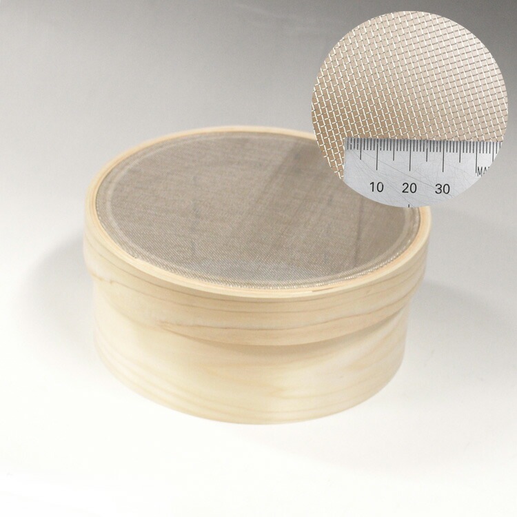 木枠 うらごし 荒目 14メッシュ 外枠 8寸 24cm ステンレス 網 | 裏ごし