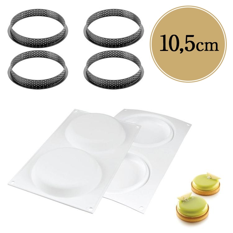 シリコマート キット タルト 120 シリコンゴム型 2個 焼成可