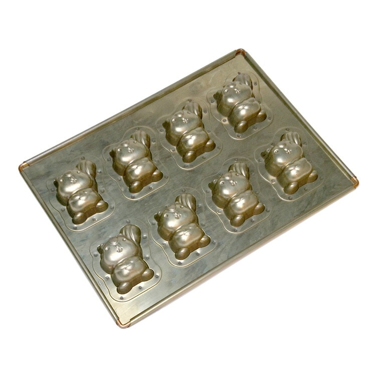 黄金 リスのポォー 型 8個付 | りす型 りす リス リス型 不細工 ぶさ