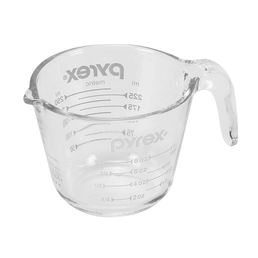 パイレックス メジャーカップ 1000mL ミルクロゴ MILK BLUE