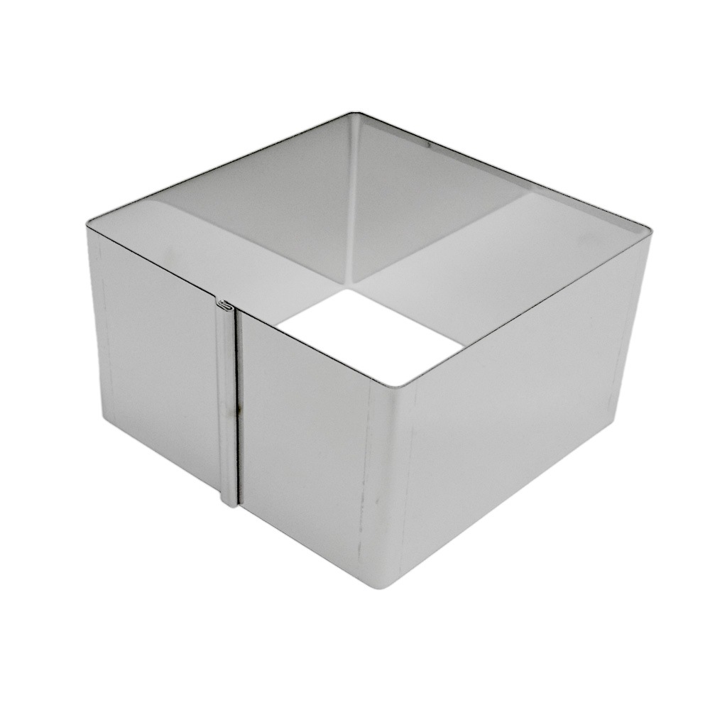 正方形 セルクル型 7cm × 高4cm 18-8 ステンレス | 7センチ 空焼き