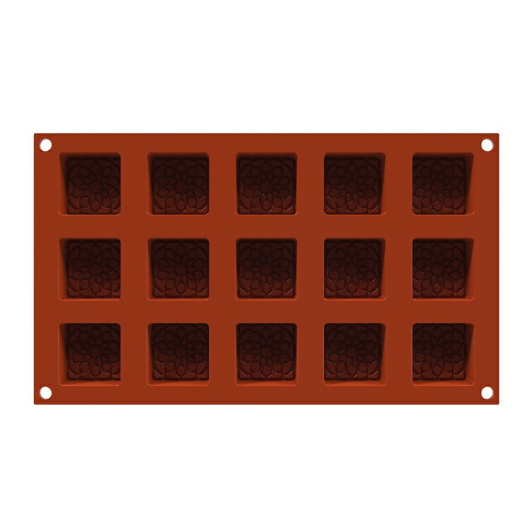 ���ꥳ�ޡ��� ���ꥳ��ե�å��� SF379 ��쥹���������� 40x40 15���� ���ꥳ�� | Silikomart ���ꥳ�󥴥෿ ���ꥳ��⡼���