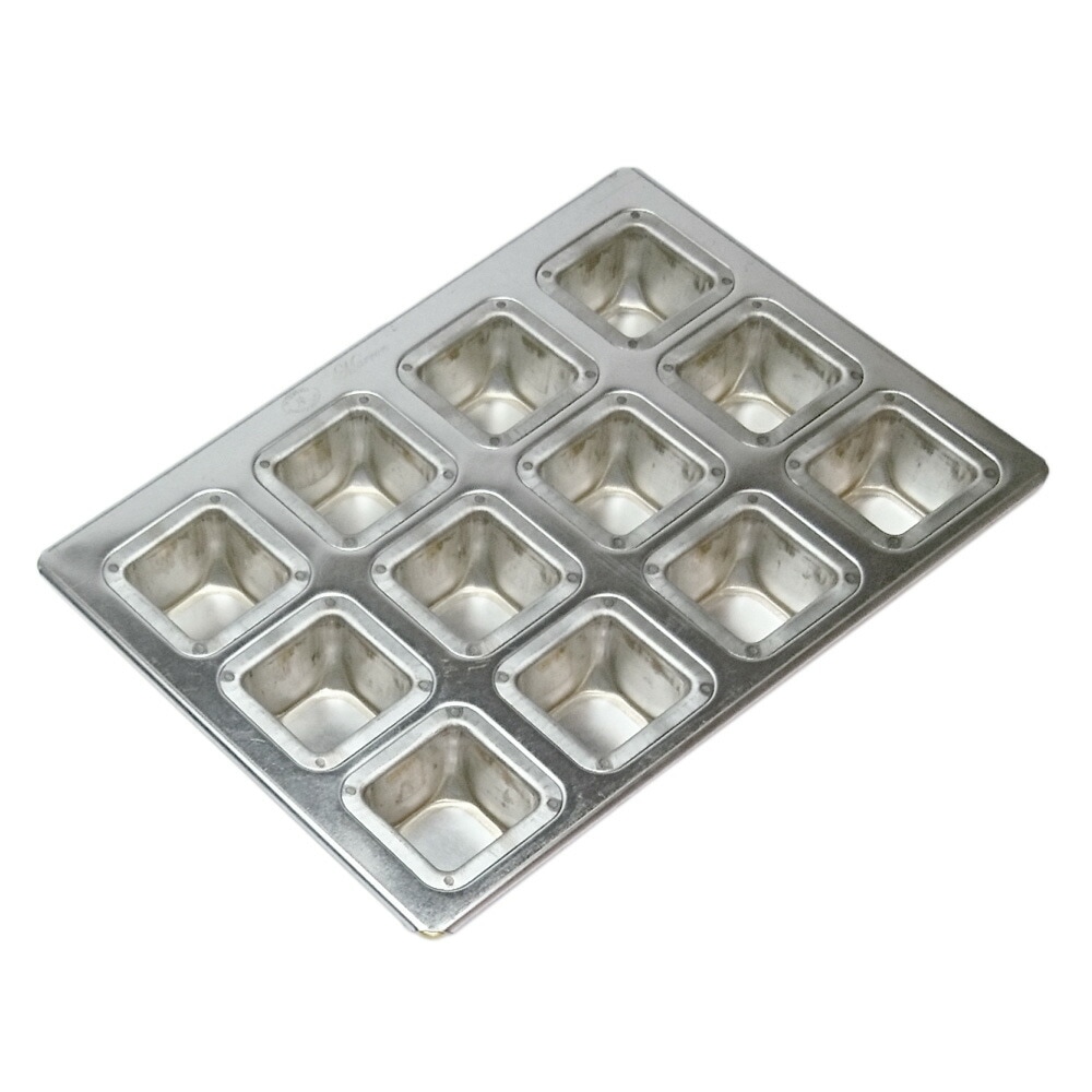 松永製作所　金属製　洋菓子型 2枚セット シルバー天板 ホタテ型 6P シリコン付 1個入 松永製作所 KMP001-1 | 型